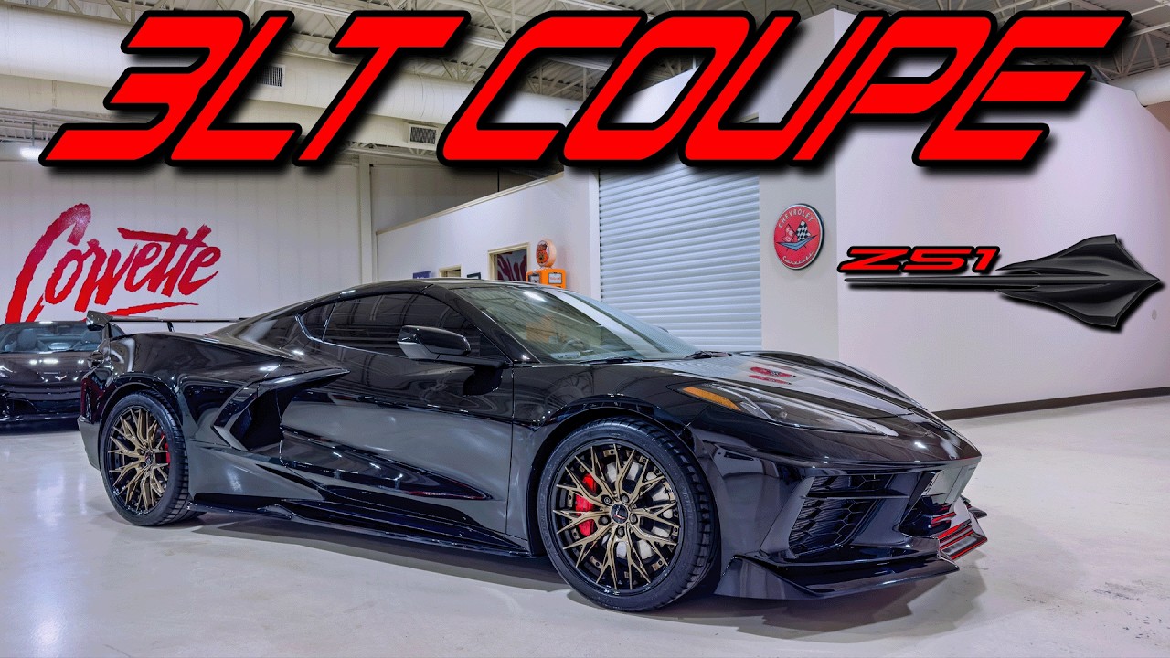 MENACING Black Z51 C8 Stingray w Corvette World