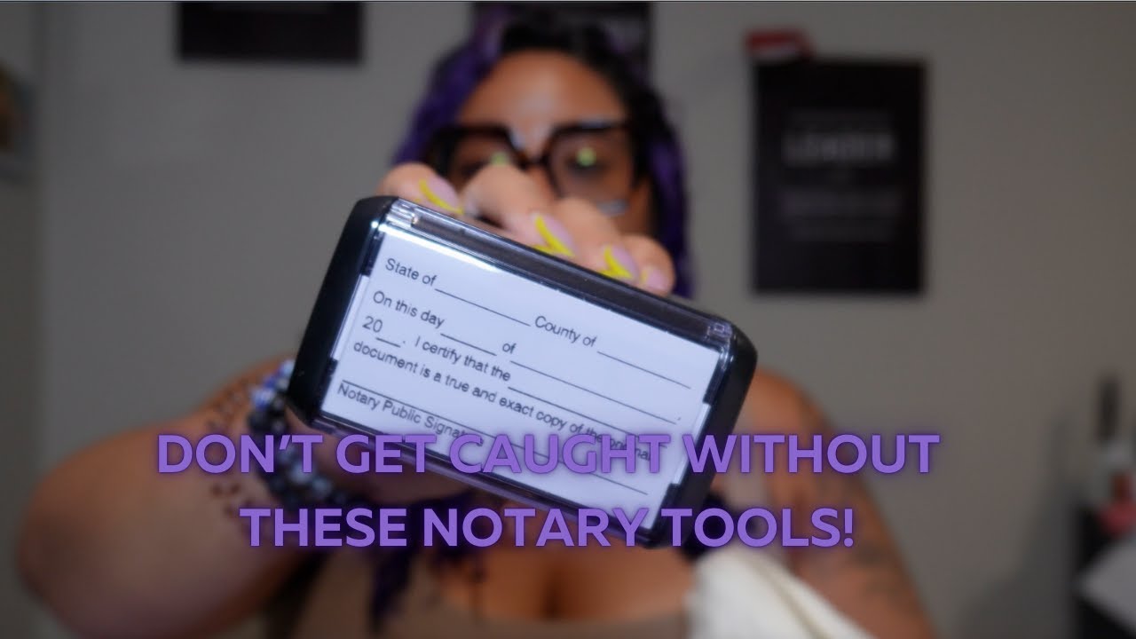 These Extra Notary Tools Will Save You in a Pinch!