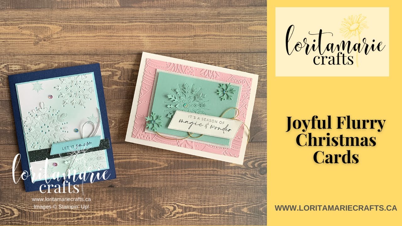 Christmas Cards with the Joyful Flurry Bundle