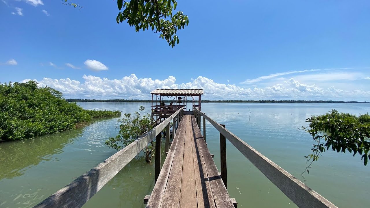 Fui conhecer a vila do monte Cristo à Beira do rio Tapajós!! 