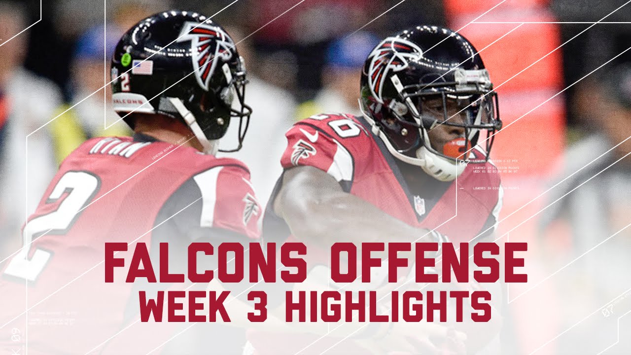 Freeman 207 Total Yards, Coleman 3 TDs, Falcons 442 Total Yards, & 5 TDs | NFL Week 3 Highlights