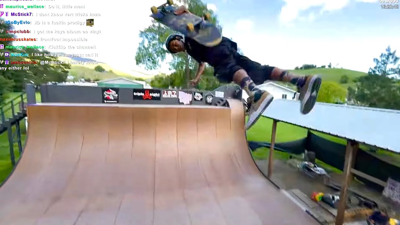 Child Prodigy Skateboards GIANT RAMP! (4/26/24)