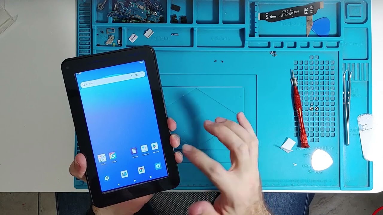 Troca de tela tablet multilaser M7