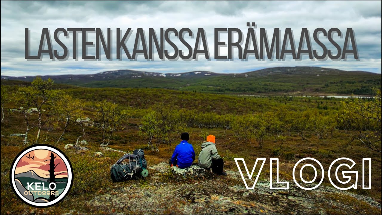 Lasten kanssa erämaassa - Viiden päivän vaellus Muotkatunturin erämaassa