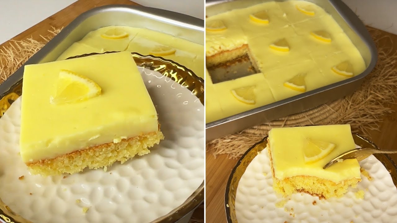 Басбуса с лимонным кремом 🍋 Выглядит потрясающе, я так благодарна за вкус, все, кто пробовал, про...
