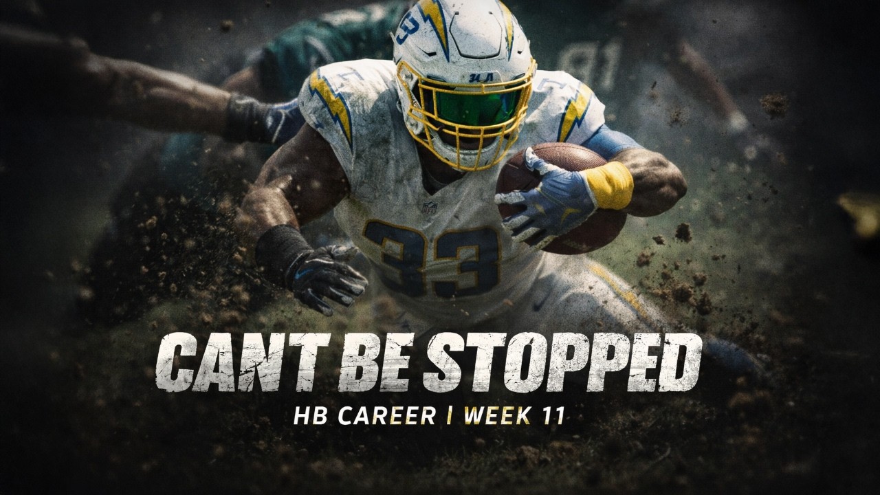NFL’s #1 Rusher Is UNSTOPPABLE! 💪 Week 11 Chargers @ Jaguars | Madden 26 Career