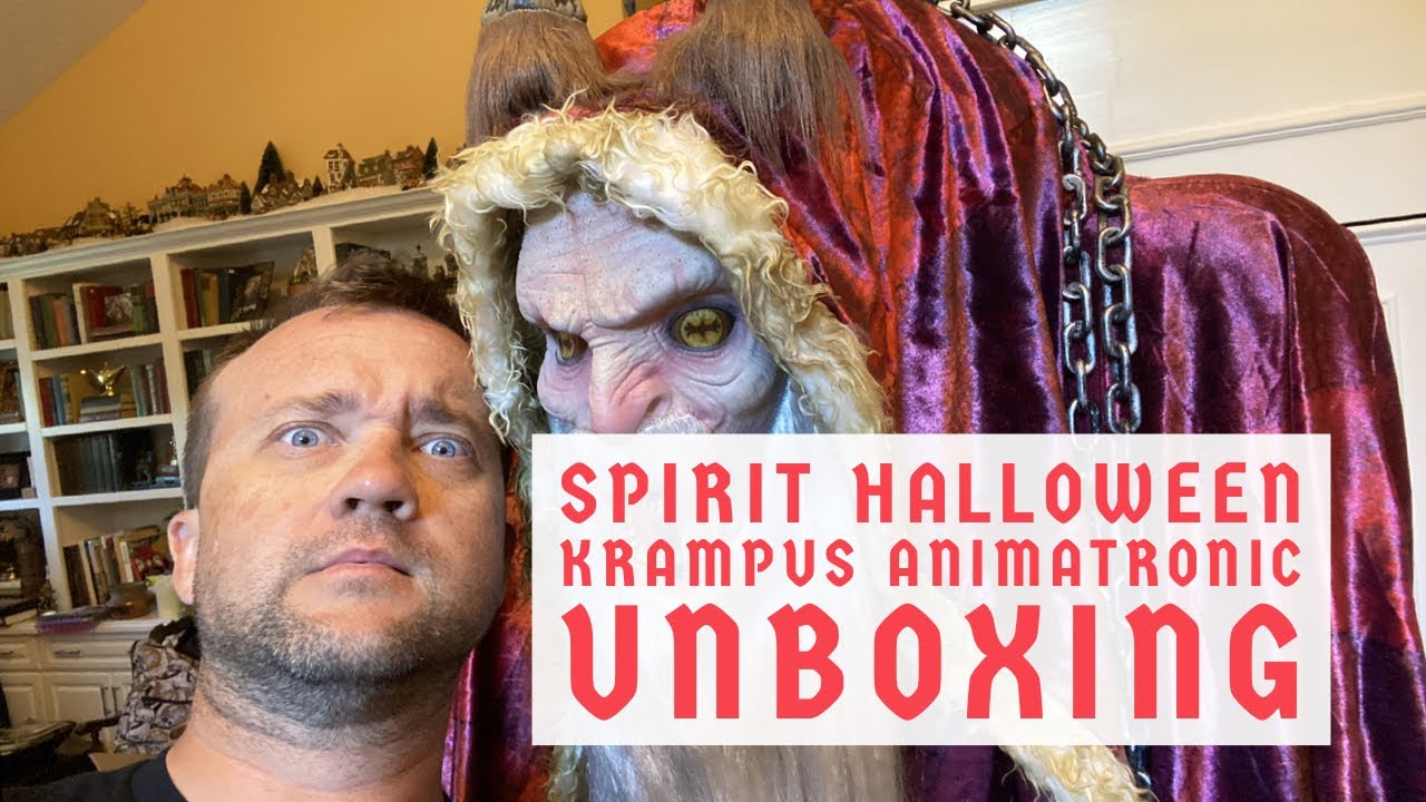 Spirit Halloween 2020 Krampus Animatronic FULL UNBOXING & PREVIEW!