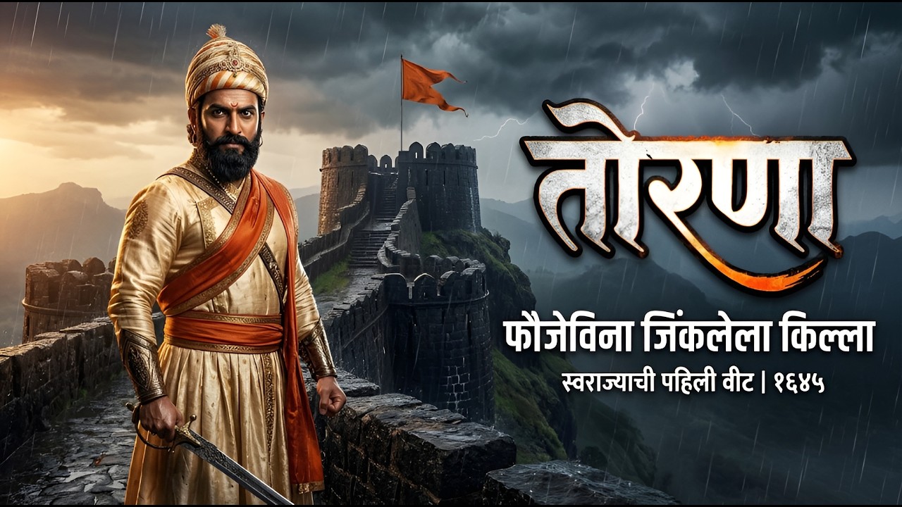 तोरणा 1646: स्वराज्याचे पहिले सुवर्णपान आणि विजयाची सुरुवात! 🚩| Maratha war files : Episode 2