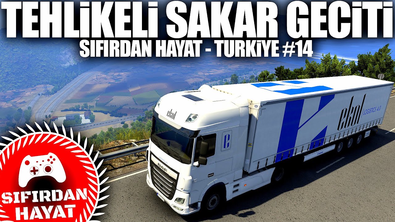 MUHTEŞEM MANZARALI TEHLİKELİ YOL !! SAKAR GEÇİTİ !! ETS 2 | SIFIRDAN HAYAT / TR #14
