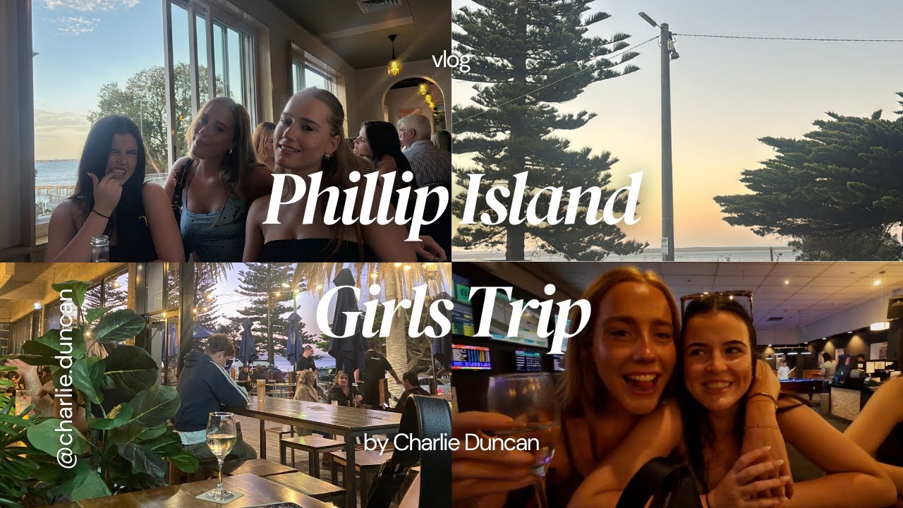 weekend girls trip to phillip island | vlog 🏝️💅