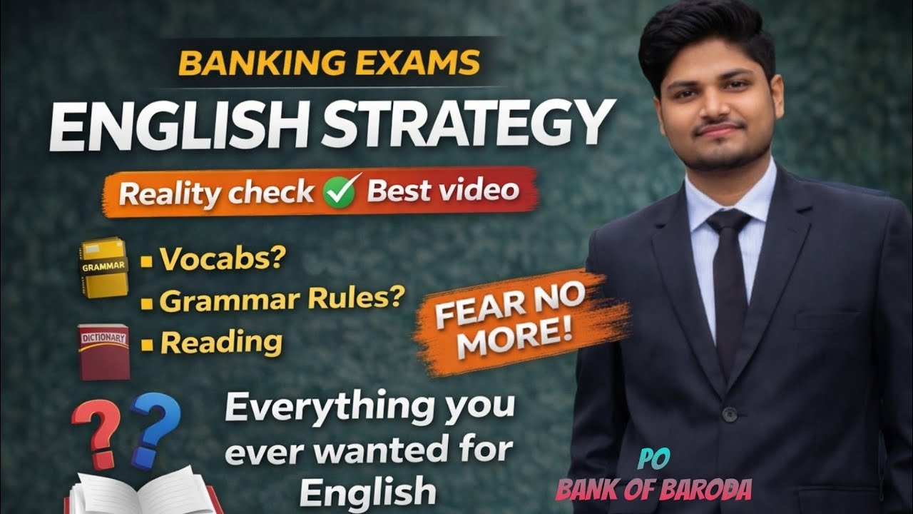 🚨 ENGLISH NO MORE A FEAR 😱: My LOW-EFFORT Best Strategy for Banking Exams 🚀 | Raj Agrawal | BANKIFY