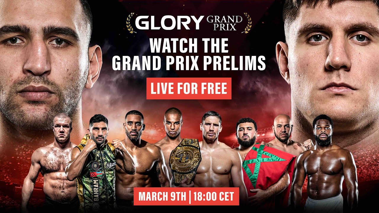 GLORY GRAND PRIX Prelims LIVE