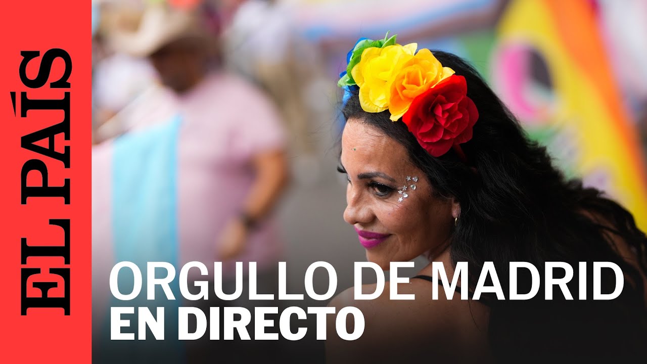 DIRECTO |La marcha en Madrid del Orgullo LGTBIQ+ celebra 20 años del matrimonio igualitario |EL PAÍS