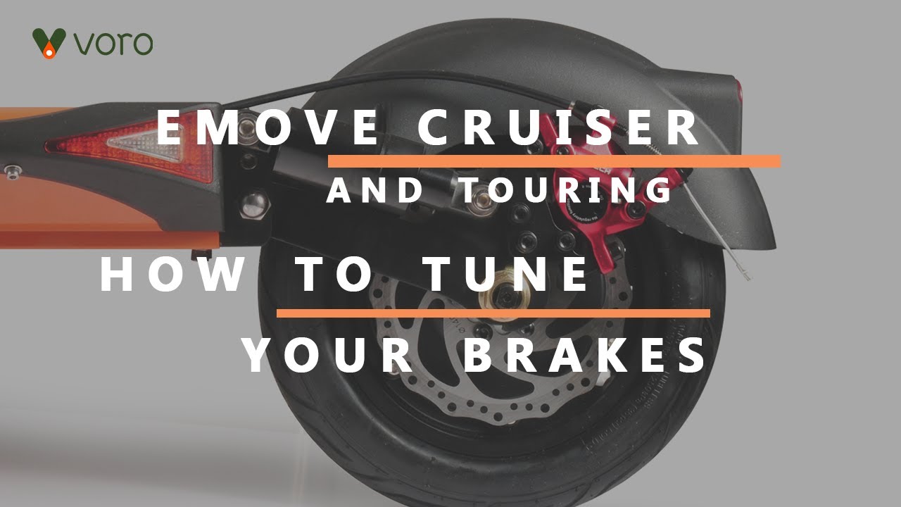 How to tune the brakes on the Cruiser and Touring