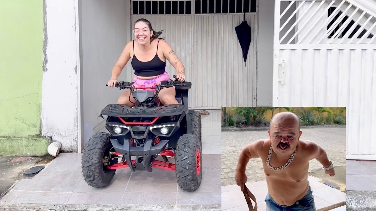 ANDRÉIA PEGA QUADRICICLO DE PILILIU ESCONDIDA DELE | ANDRÉIA PEREIRA