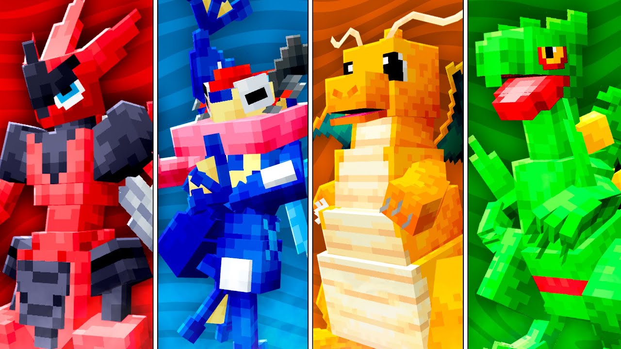 AS CORES DECIDEM MEU TIME POKÉMON NO MINECRAFT COBBLEMON
