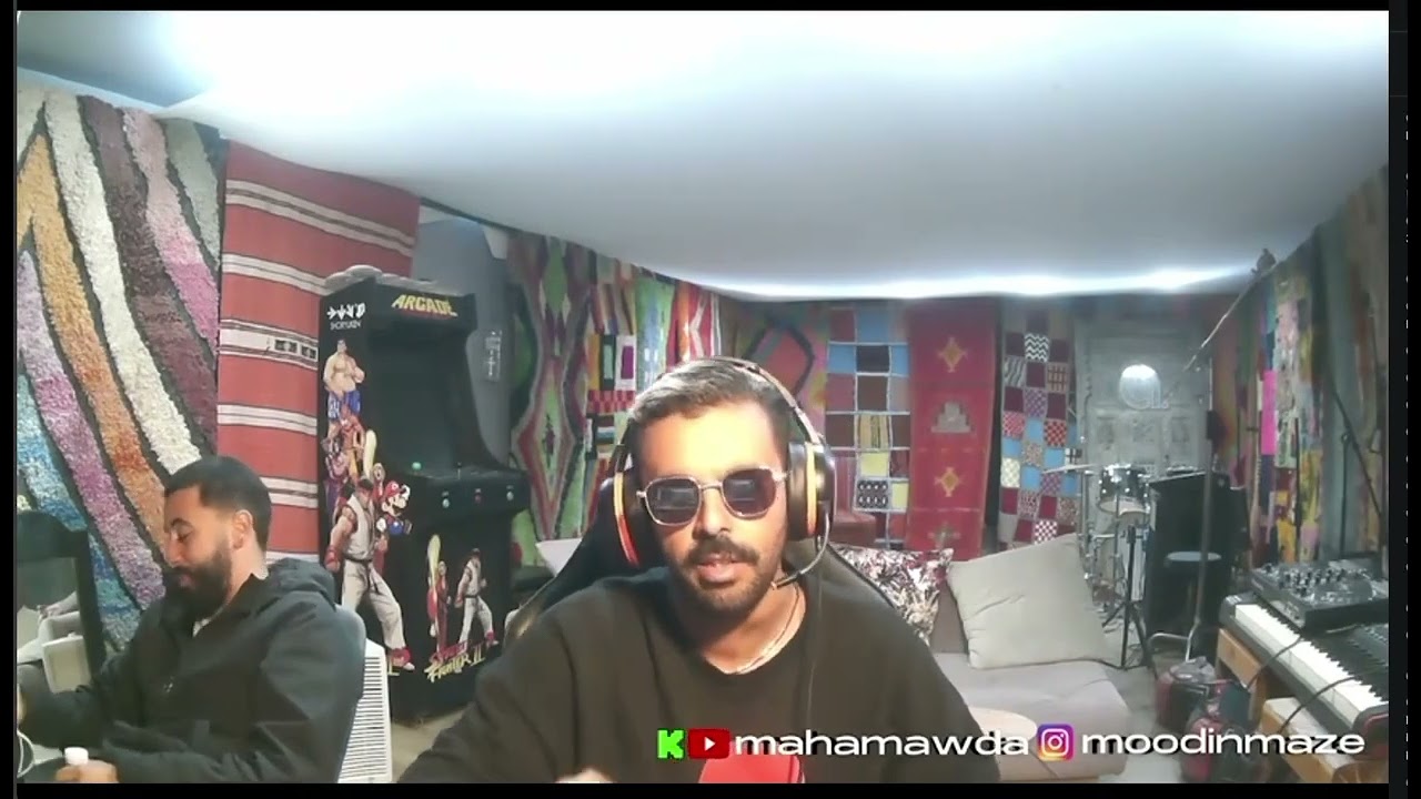 Mahamawda Live : كايعاود نكات لايف على شلوح 😂.. لهربة