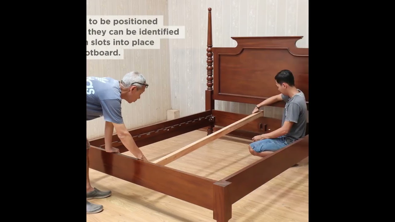 How To Assemble : B 149 - Bobbin Spire Bed Frame