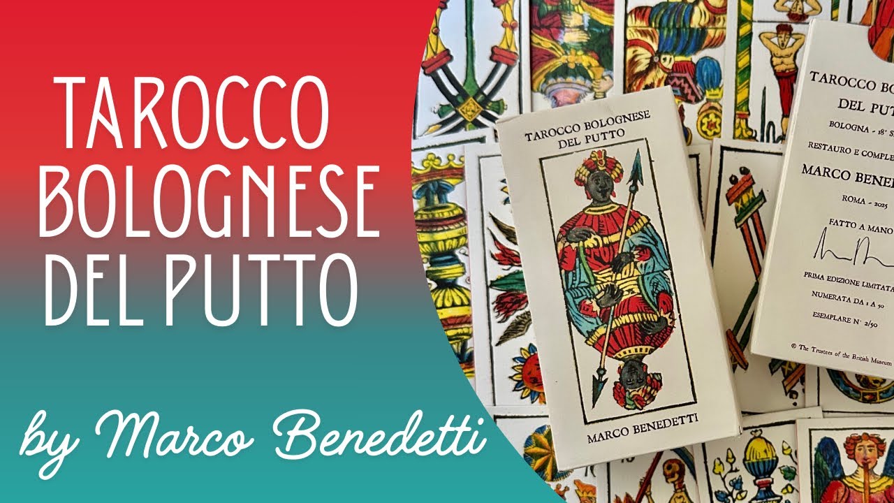 Изучаем двуглавое болонское таро ~ забавное Tarocco Del Putto 🇮🇹