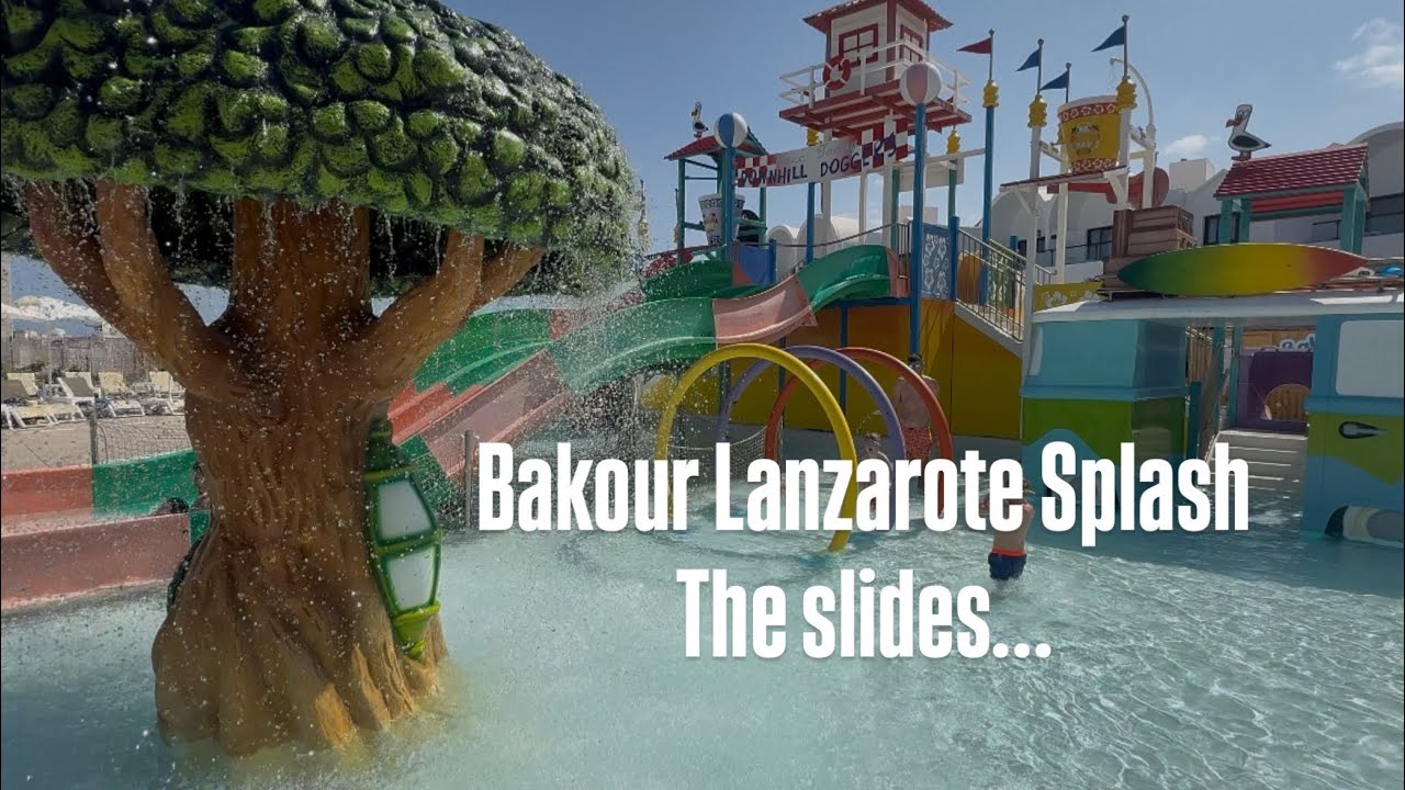 Ride all of the slides at Bakour Lanzarote Splash with us