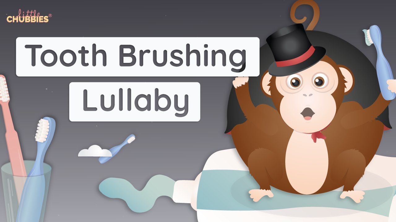 Tooth Brushing Lullaby. A Calm Brush Your Teeth Kids Song | Little Chubbies