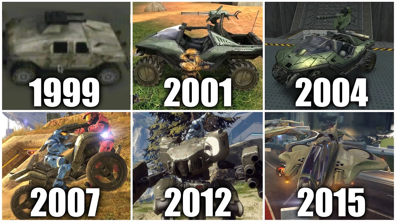 Evolution of UNSC Military Vehicles in Halo Games (From 1999 - 2023)