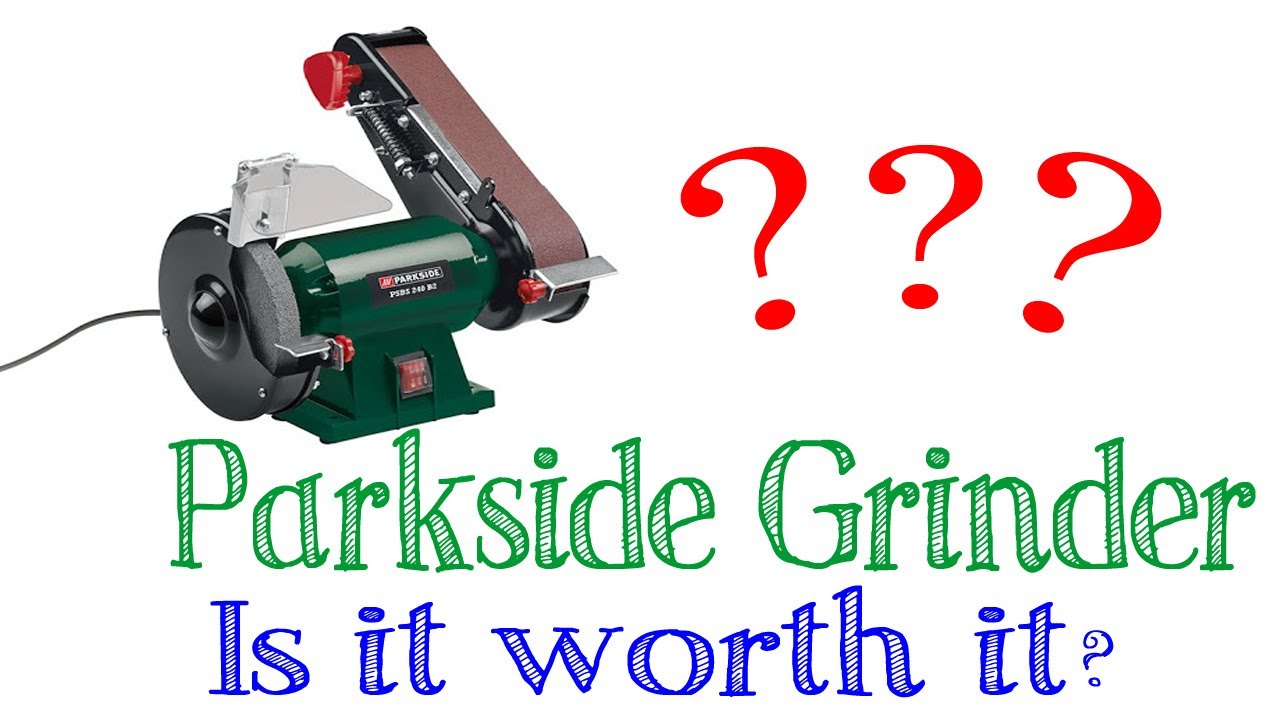 Parkside Bench grinder/sander unboxing and test.