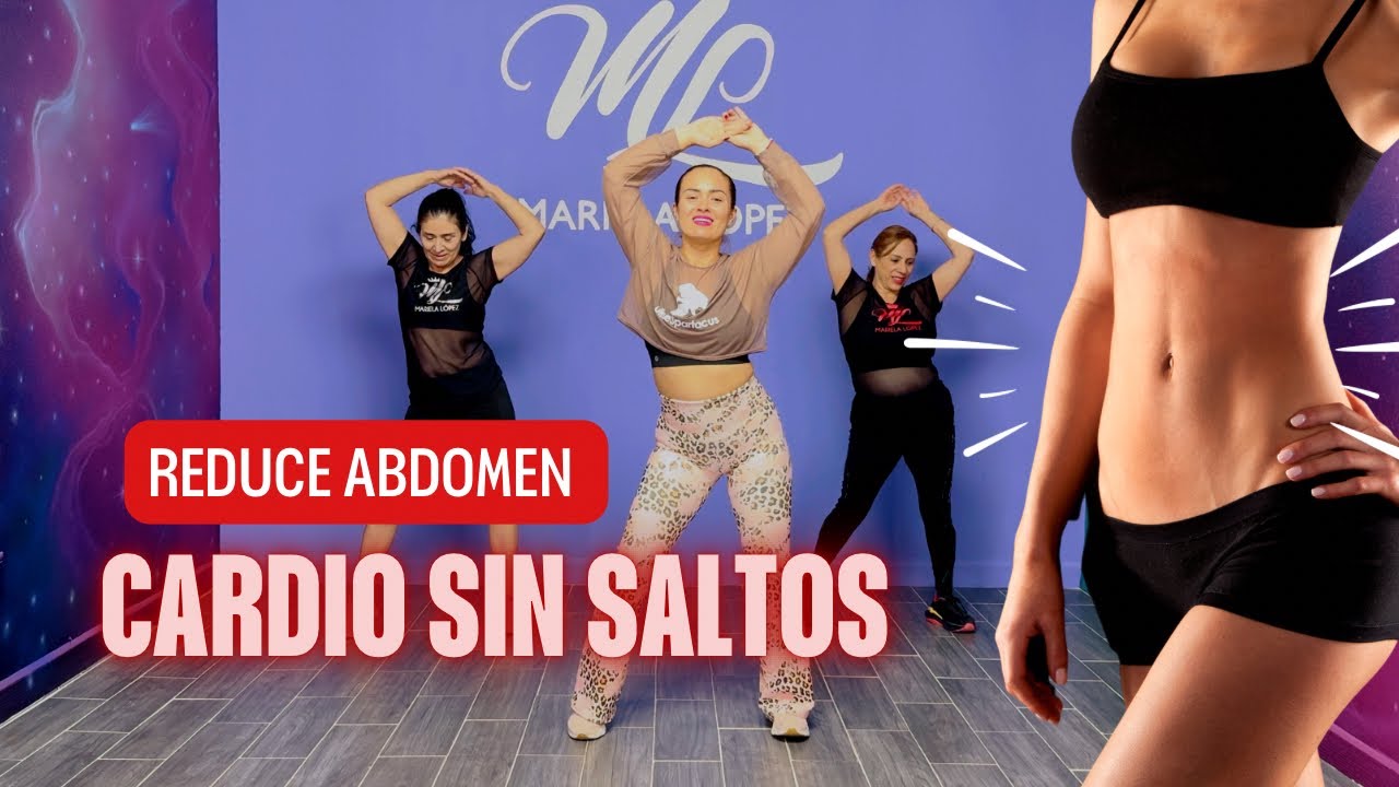 Cardio Intenso SIN SALTOS 🔥 QUEMAGRASA TOTAL | Reduce ABDOMEN y CINTURA en casa 