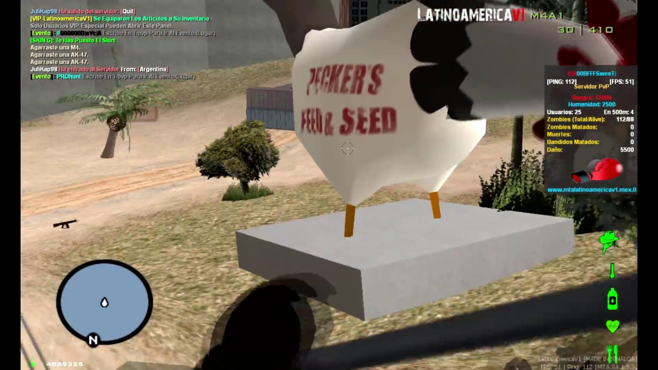 el mejor server de mta san andreas 1.5 en español | latinoamerica v1 | actualizacion