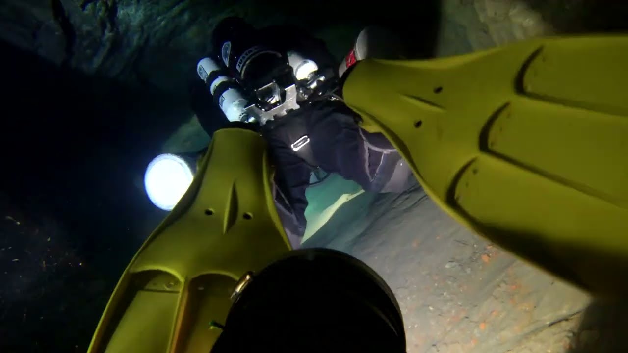 HRANICZNA MINE April 2024, Nurkowanie CCR Zalana Kopalnia 90m