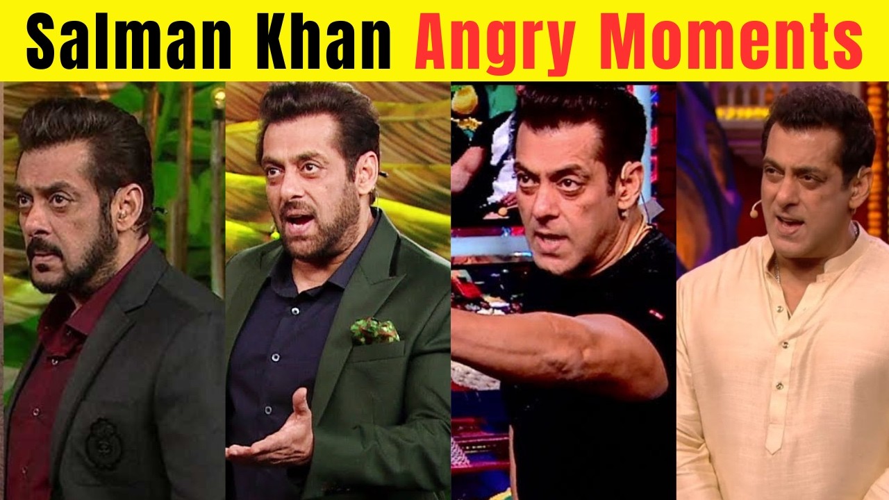 Salman Khan’s Wildest Outbursts on Bigg Boss Seasons 5-18 Angry Moments
