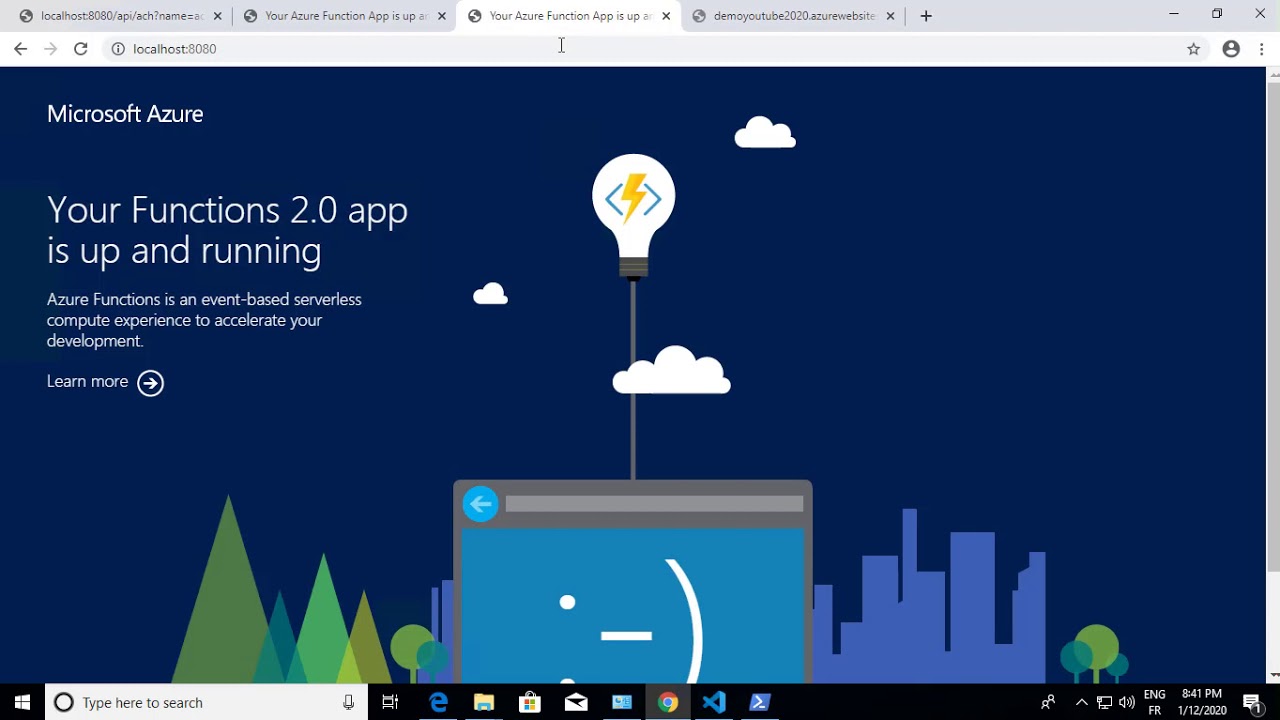 Создание и развертывание контейнерных функций Azure из Docker Hub CI/CD