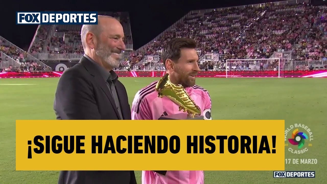 🙌🤩 &iexcl;SIGUE HACIENDO HISTORIA! Lionel Messi se corona con la Bota de Oro de la MLS 2025