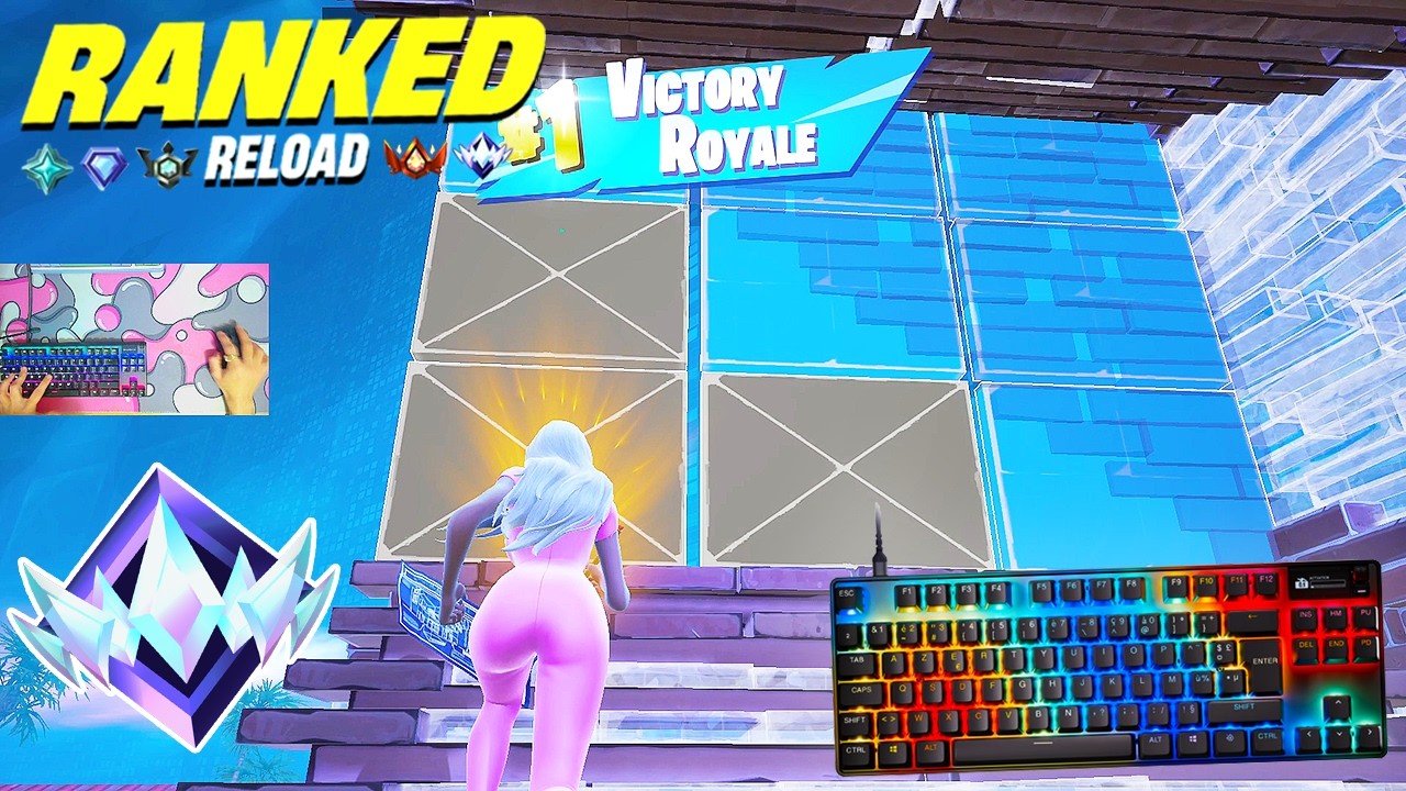 SteelSeries Apex Pro TKL ASMR 😴 Fortnite OG Ranked Reload 🏆Satisfying Keyboard Fortnite 540 FPS 4K