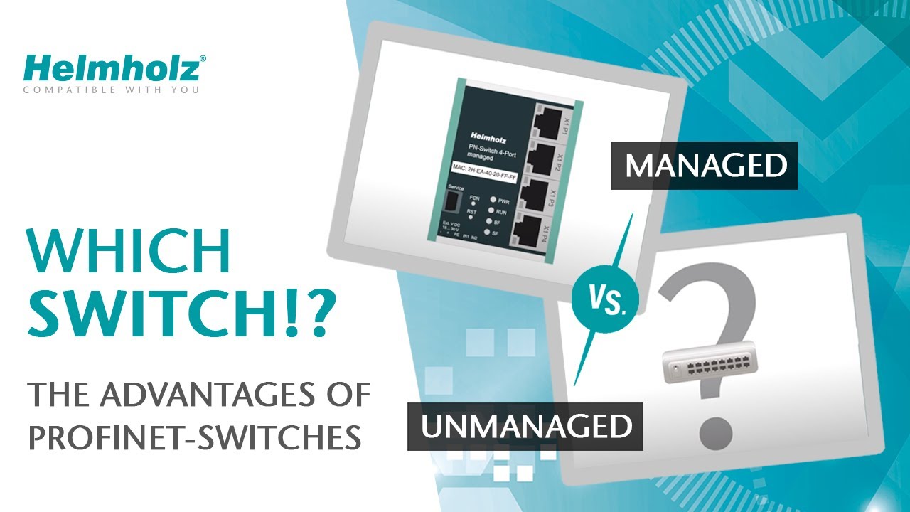 Advantages of the PROFINET-Switch compared to a classic switch