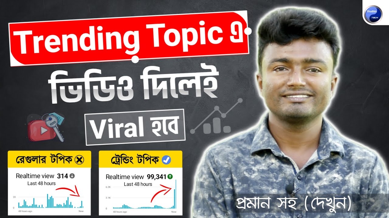 🚀যেসব Trending Topic এ ভিডিও দিলেই Viral হবে | How To Find Trending Topics For Youtube Videos