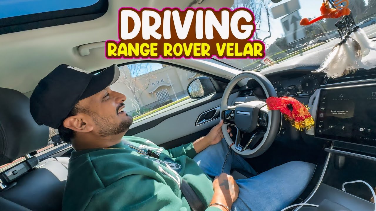 FIRST TIME DRIVING  RANGE ROVER VELAR 😍 *CRAZY EXPERIENCE* | VICKY MALOUT