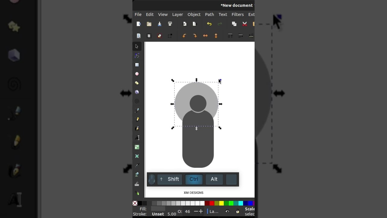 User Icon Design | Inkscape