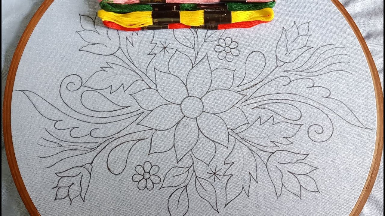 HAND EMBROIDERY:Sofa/Pillow/Table Cloth/Cushion Corner Design- 47 Part 1,কুশন/টেবিল ক্লথ/সোফা কভার