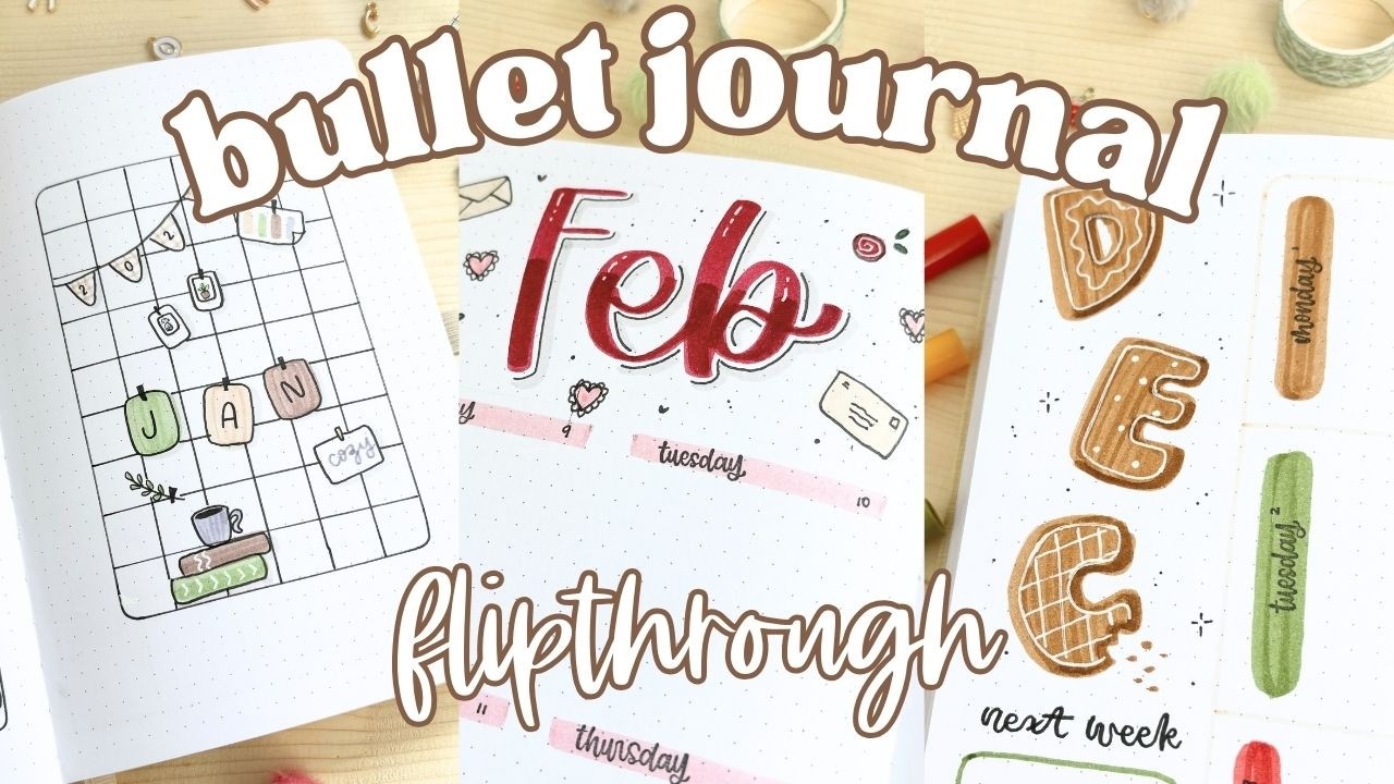 CUSTOM BULLET JOURNAL FLIPTHROUGH #81 | Somer's 2026 Custom Bullet Journal Themes