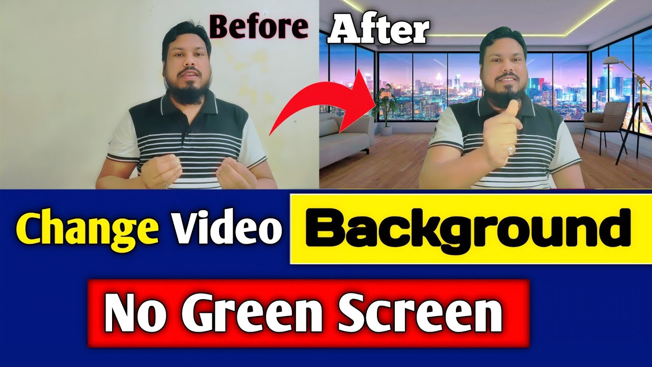Mobile Se Video Background Kaise Change Kare 2025 | No Green Screen Trick 