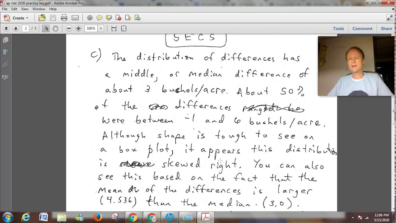 2020 sample question help - ap stats