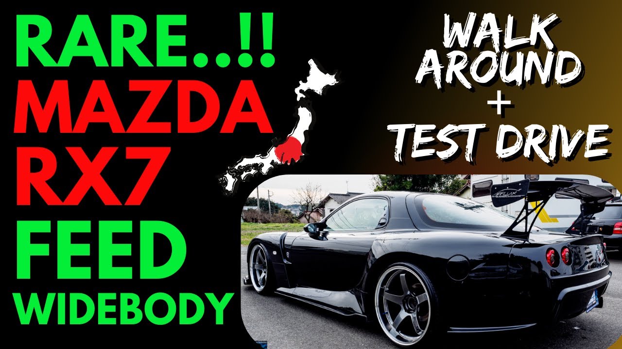 Редкая Mazda RX-7 FD3S 1996 года с комплектом FEED Widebody | JDM Legend Walkaround & Drive