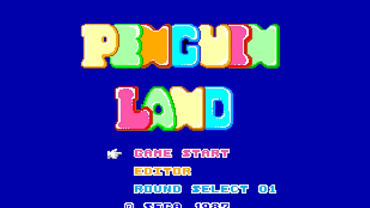 Penguin Land(master system FM) android emulador Gameplay
