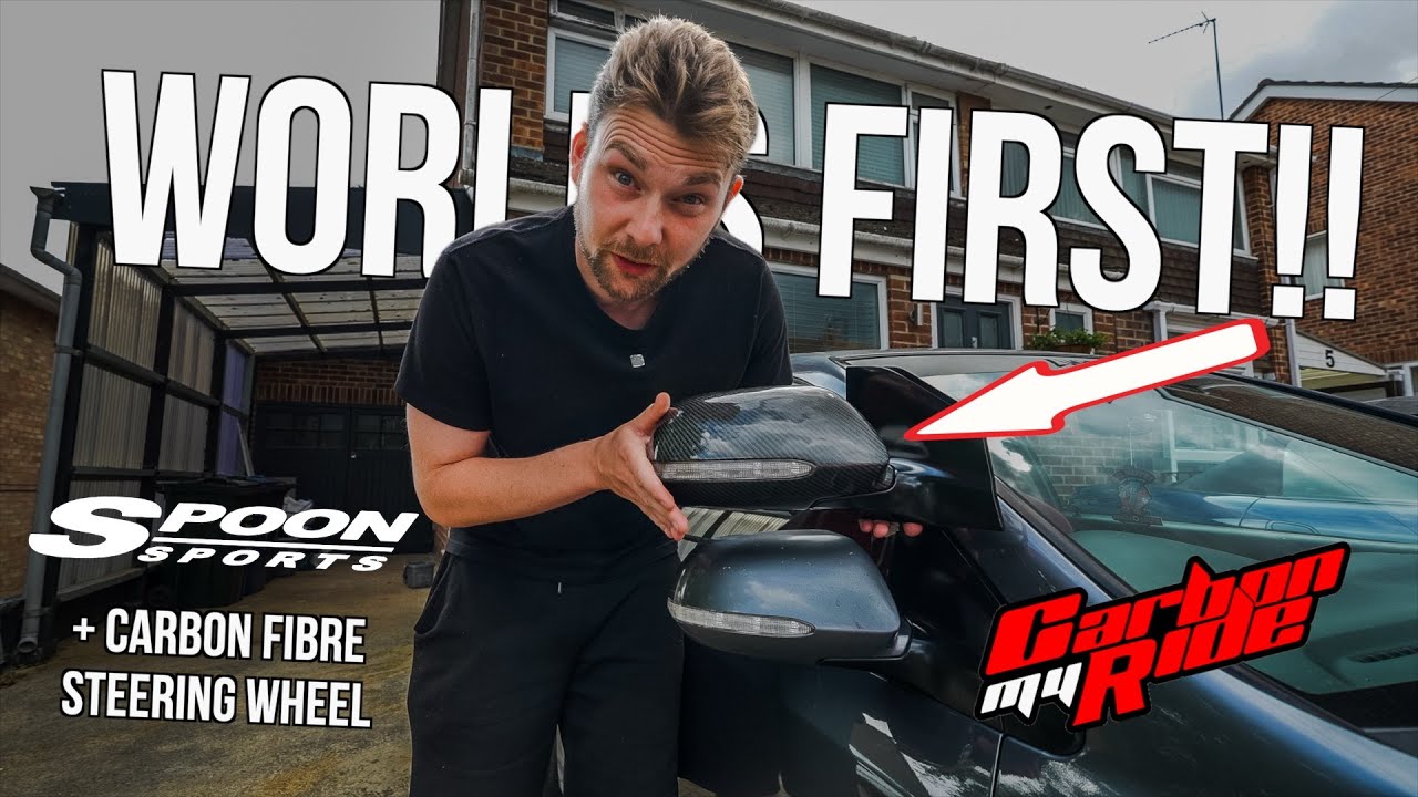 Honda Civic EP3 1 of 1 OEM+ Carbon Fibre & Spoon Sports Wing Mirrors!!