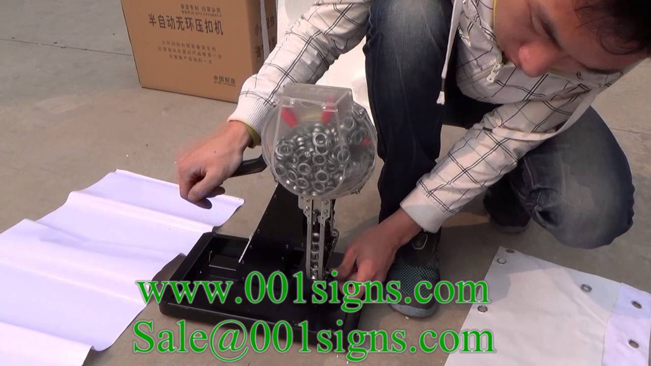 Grommet Machine,Eyelet Machine-Auto Feeding Eyelet-Flex Banner Punching&Eyeleting Machine