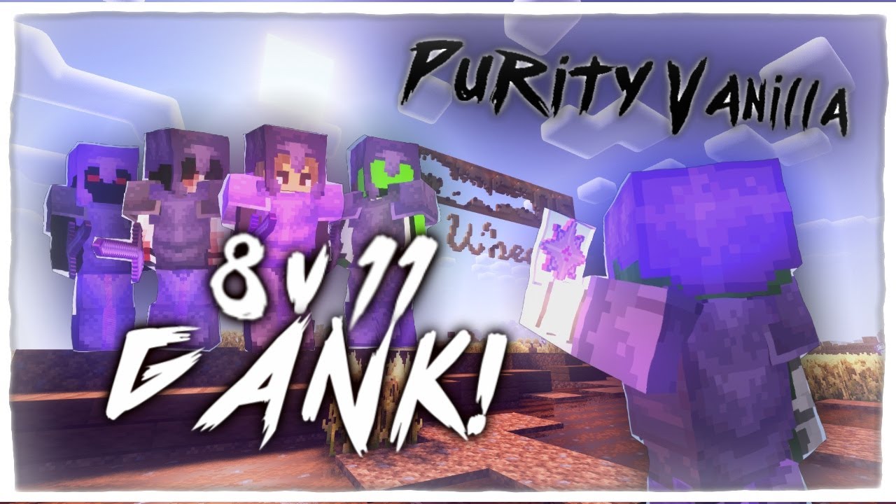 Biggest Crystal PvP War On Anarchy Server | Purity Vanilla