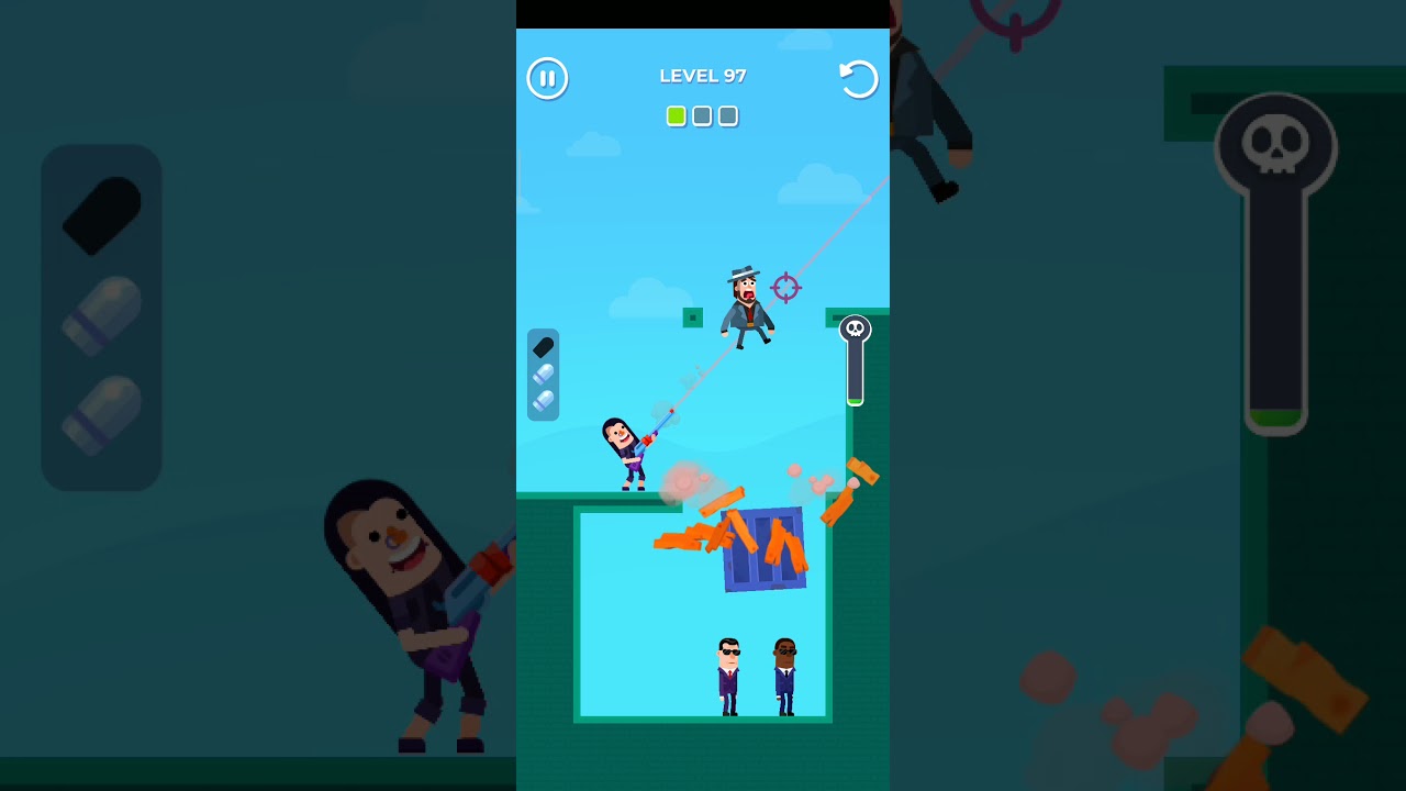 Hitmasters Shotgun Mode Level 97 Walkthrough