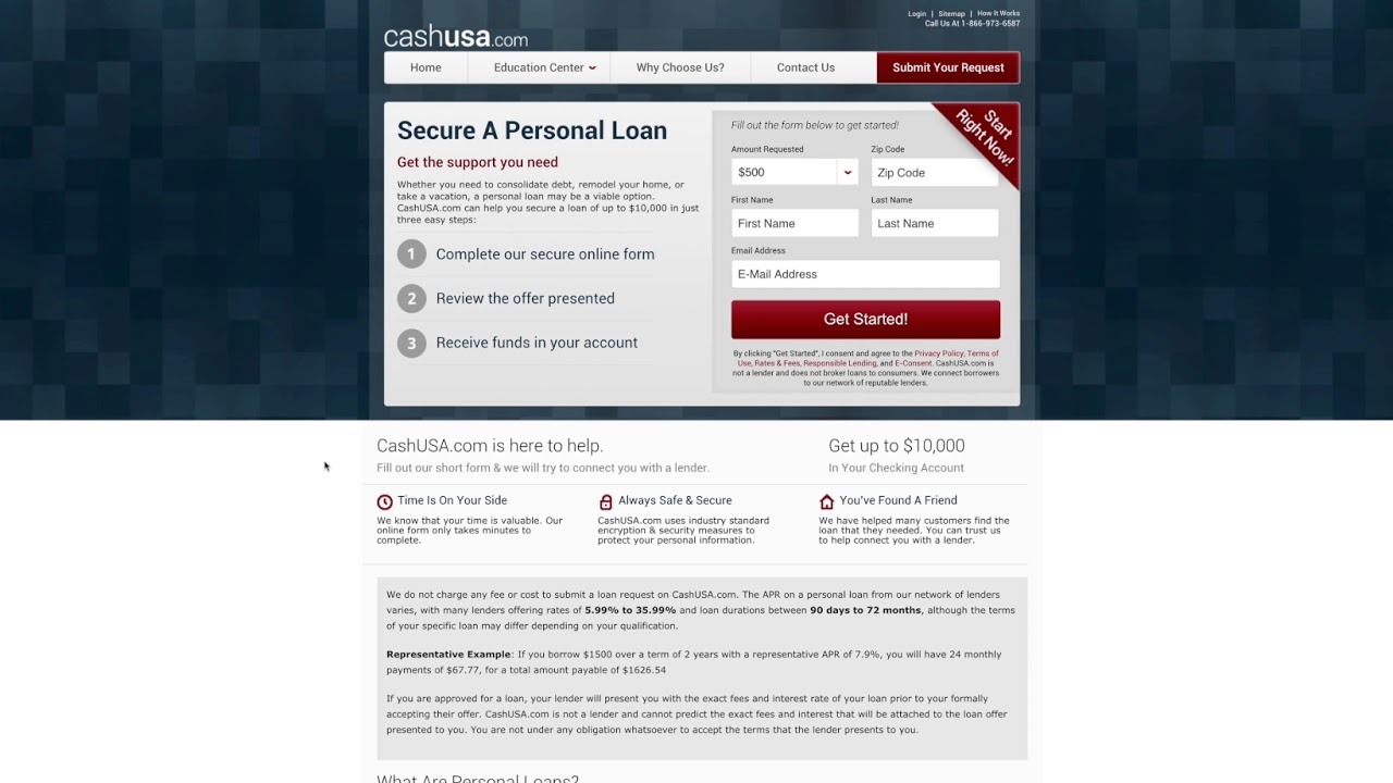 Same Day Cash Loans Online
