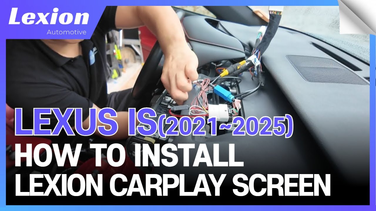 Lexus IS 2021~2025 CarPlay Installation – Lexion LX10S Linux Monitor